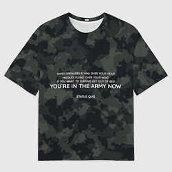 Футболка оверсайз мужская ARMY NOW, цвет: 3D-принт