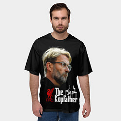 Футболка оверсайз мужская Юрген Клопп Ливерпуль, цвет: 3D-принт — фото 2