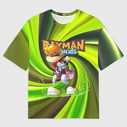 Футболка оверсайз мужская Уставший Rayman Legends, цвет: 3D-принт