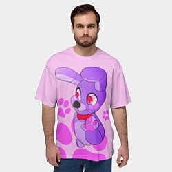 Футболка оверсайз мужская Bonnie the Rabbit UCN, цвет: 3D-принт — фото 2