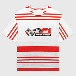 Футболка оверсайз мужская F1 McLaren, цвет: 3D-принт