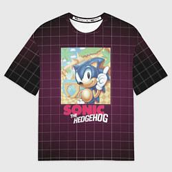 Футболка оверсайз мужская Sonic The hedgehog 1991, цвет: 3D-принт