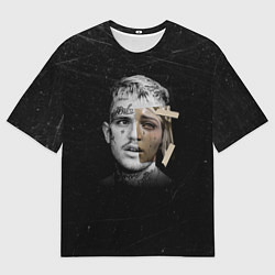 Футболка оверсайз мужская Lil Peep Esthetic CRYBABY Лил Пип, цвет: 3D-принт