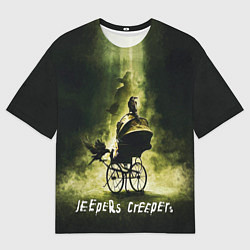 Футболка оверсайз мужская Poster Jeepers Creepers, цвет: 3D-принт