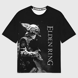 Футболка оверсайз мужская ВАЛЬКИРИЯ ЧБ ELDEN RING, цвет: 3D-принт