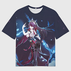 Футболка оверсайз мужская Rosaria Genshin Impact, цвет: 3D-принт