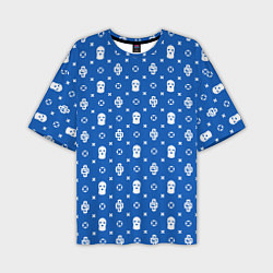 Футболка оверсайз мужская Blue Dope Camo Dope Street Market, цвет: 3D-принт
