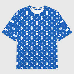 Мужская футболка оверсайз Blue Dope Camo Dope Street Market