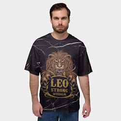Футболка оверсайз мужская LEO!, цвет: 3D-принт — фото 2