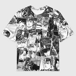 Футболка оверсайз мужская Berserk pattern, цвет: 3D-принт