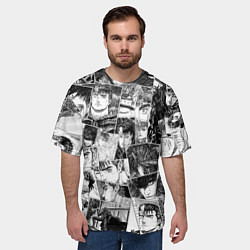 Футболка оверсайз мужская Berserk pattern, цвет: 3D-принт — фото 2