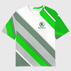 Мужская футболка оверсайз Skoda: Sport