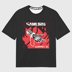 Футболка оверсайз мужская SAMURAI Chippin In, цвет: 3D-принт