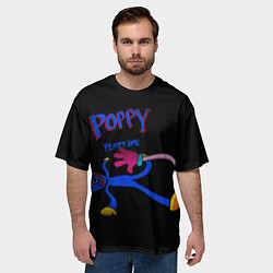 Футболка оверсайз мужская Huggy Wuggymom long legs, цвет: 3D-принт — фото 2