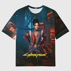Футболка оверсайз мужская Panam Cyberpunk2077 Панам, цвет: 3D-принт