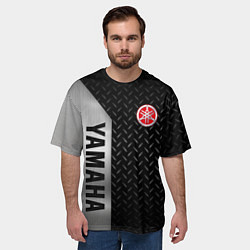 Футболка оверсайз мужская YAMAHA СТАЛЬ, цвет: 3D-принт — фото 2