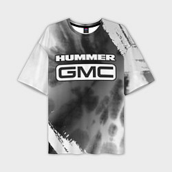 Футболка оверсайз мужская HUMMER - GMC Краски, цвет: 3D-принт