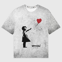 Мужская футболка оверсайз Бэнкси Всегда есть надежда There is Always Hope Ba