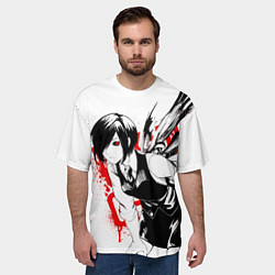 Футболка оверсайз мужская ТОУКА TOKYO GHOUL, цвет: 3D-принт — фото 2