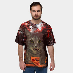 Футболка оверсайз мужская Miska In The Horror, цвет: 3D-принт — фото 2