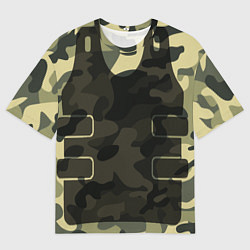 Футболка оверсайз мужская Body Armor, цвет: 3D-принт