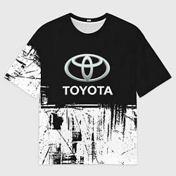 Футболка оверсайз мужская Toyota sport, цвет: 3D-принт
