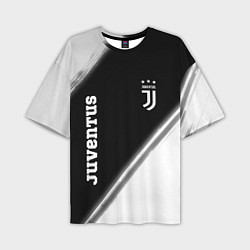 Футболка оверсайз мужская ЮВЕНТУС Juventus Краска, цвет: 3D-принт