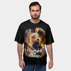 Футболка оверсайз мужская Five Nights at Freddys: Security Breach - Ванни, цвет: 3D-принт — фото 2