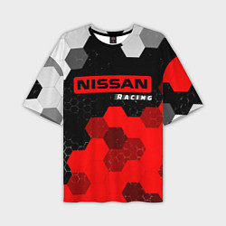 Футболка оверсайз мужская НИССАН Racing Графика, цвет: 3D-принт