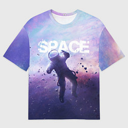 Футболка оверсайз мужская Space walk, цвет: 3D-принт