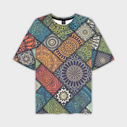 Футболка оверсайз мужская Mandala-pattern, цвет: 3D-принт