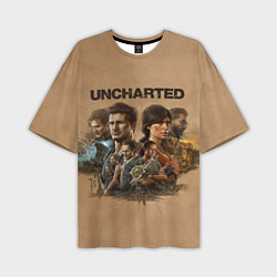 Футболка оверсайз мужская Uncharted Анчартед, цвет: 3D-принт