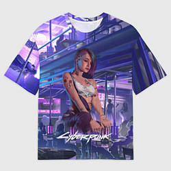 Футболка оверсайз мужская Jydy Джуди Cyberpunk2077, цвет: 3D-принт