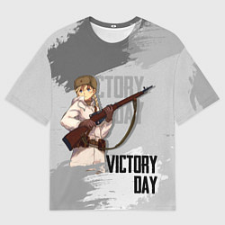 Футболка оверсайз мужская Victory day, цвет: 3D-принт