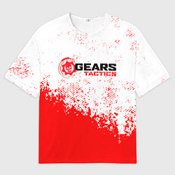 Футболка оверсайз мужская Gears tactics gameplay, цвет: 3D-принт