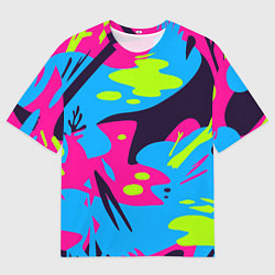 Футболка оверсайз мужская Color abstract pattern Summer, цвет: 3D-принт