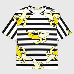 Футболка оверсайз мужская Banana pattern Summer, цвет: 3D-принт