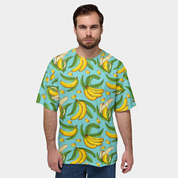 Футболка оверсайз мужская Banana pattern Summer Fashion 2022, цвет: 3D-принт — фото 2