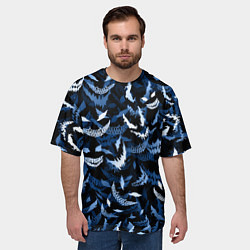 Футболка оверсайз мужская Drain monsters, цвет: 3D-принт — фото 2