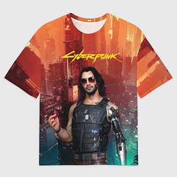 Футболка оверсайз мужская Cyberpunk2077 Vi, цвет: 3D-принт