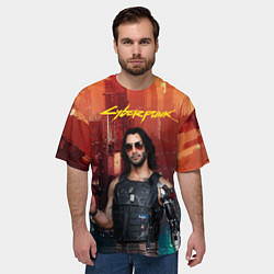 Футболка оверсайз мужская Cyberpunk2077 Vi, цвет: 3D-принт — фото 2