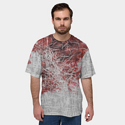 Футболка оверсайз мужская Огонь над городом Коллекция Get inspired! N-18-n-1, цвет: 3D-принт — фото 2