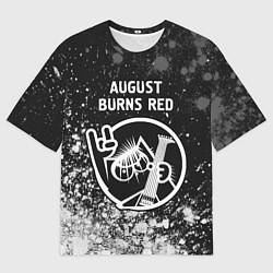 Футболка оверсайз мужская August Burns Red - КОТ - Краска, цвет: 3D-принт