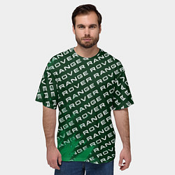 Футболка оверсайз мужская РЭНДЖ РОВЕР Краска Паттерн, цвет: 3D-принт — фото 2