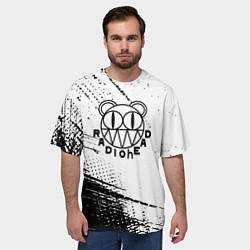 Футболка оверсайз мужская Radiohead лого, цвет: 3D-принт — фото 2