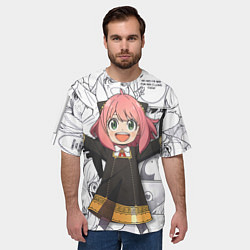 Футболка оверсайз мужская Семья Шпиона Spy x Family, цвет: 3D-принт — фото 2