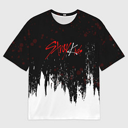 Футболка оверсайз мужская Stray kids - changbin, цвет: 3D-принт