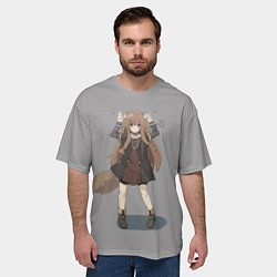 Футболка оверсайз мужская Милашка Рафталия, цвет: 3D-принт — фото 2