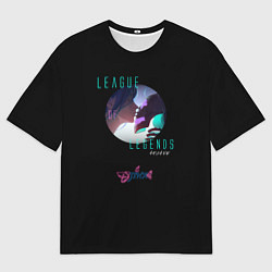 Футболка оверсайз мужская Arcane: League of Legends Джинкс, цвет: 3D-принт