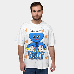 Футболка оверсайз мужская POPPY PLAYTIME - KISSY MISSY КИССИ МИССИ, цвет: 3D-принт — фото 2